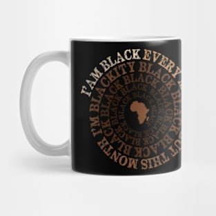 Blackity Black Black Black History Month Celebration Mug